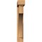 Ekena Millwork Westlake Block Smooth Bracket w/ Offset Brace, Western Red Cedar, 5 1/2"W x 34"D x 34"H BKT0604X34X34WTL05SWR - alternate 4